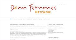 Desktop Screenshot of bonnfemmes.de
